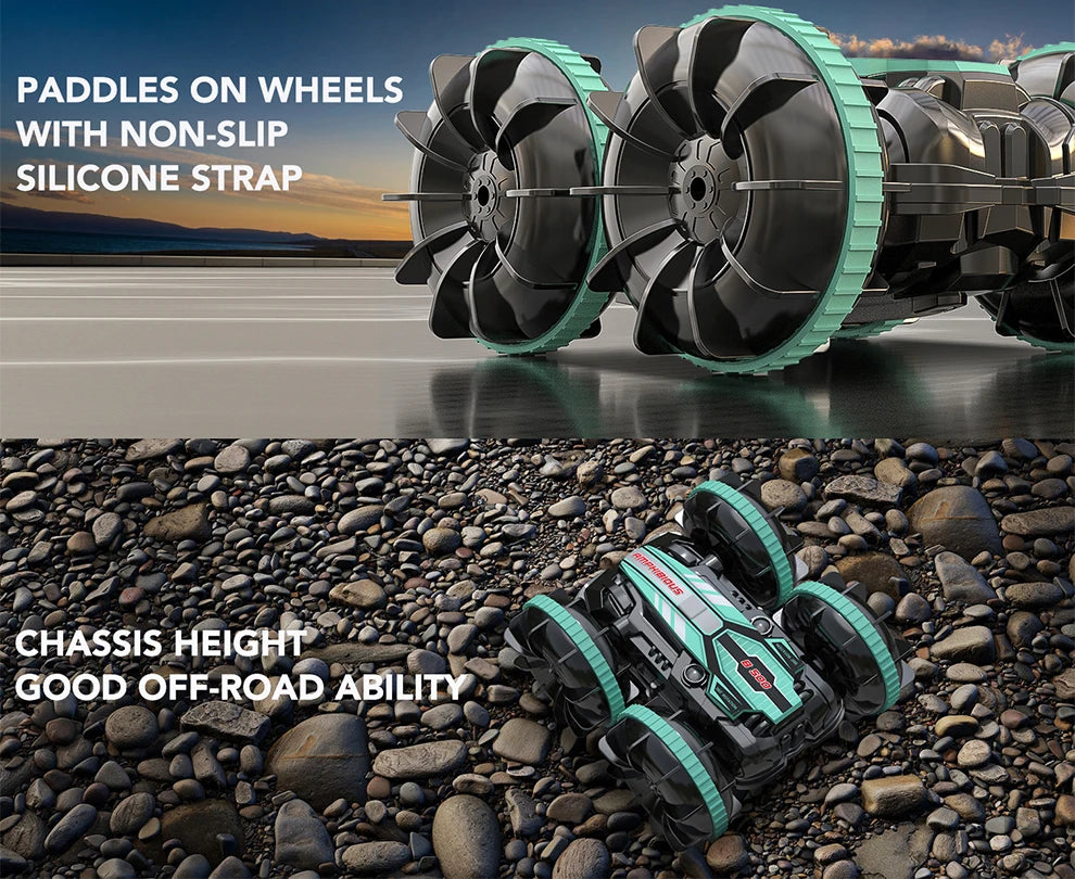 Unleash Fun with Amphibious RC Cars: The Ultimate Remote Control Stunt Vehicle for Kids