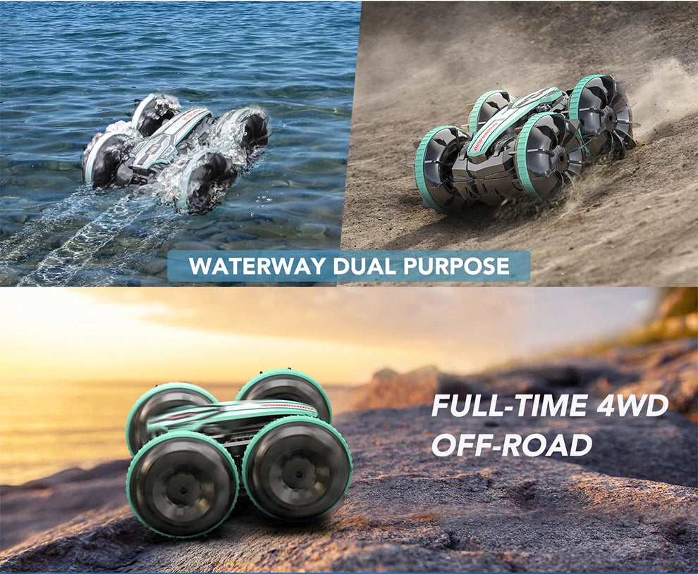 Unleash Fun with Amphibious RC Cars: The Ultimate Remote Control Stunt Vehicle for Kids