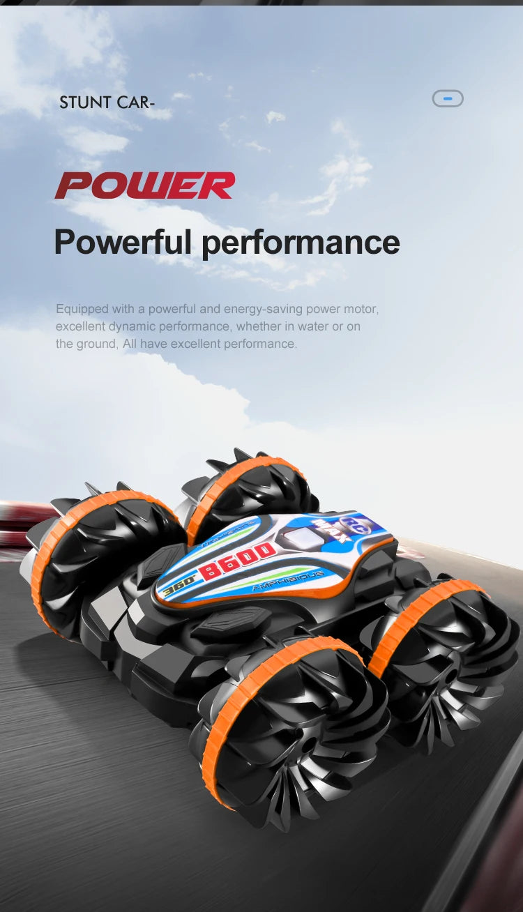 Unleash Fun with Amphibious RC Cars: The Ultimate Remote Control Stunt Vehicle for Kids