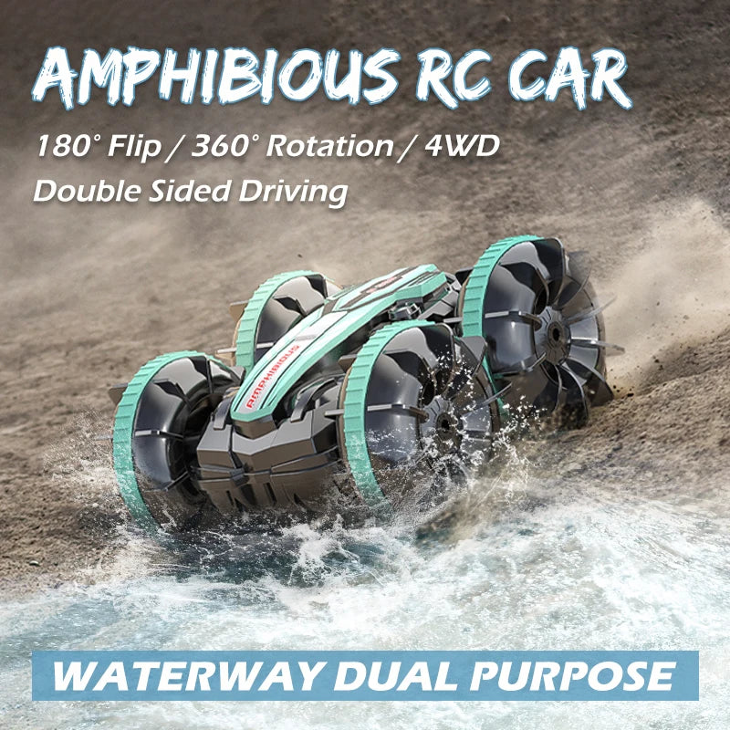 Unleash Fun with Amphibious RC Cars: The Ultimate Remote Control Stunt Vehicle for Kids