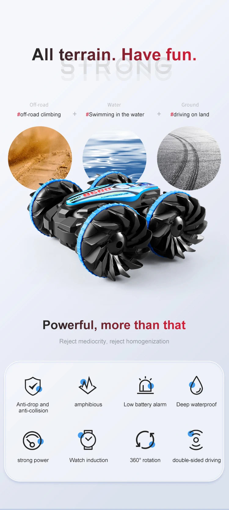 Unleash Fun with Amphibious RC Cars: The Ultimate Remote Control Stunt Vehicle for Kids
