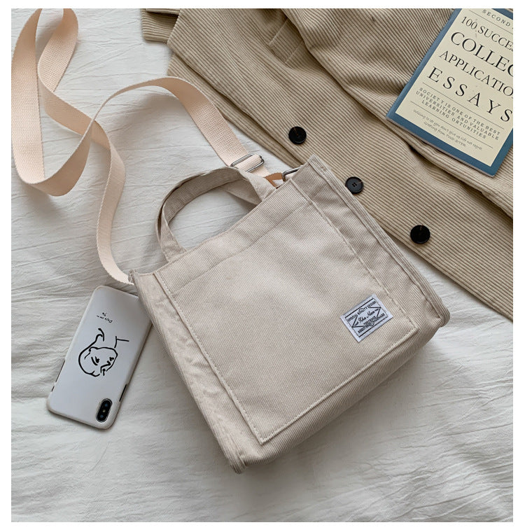 Nuevo bolso de mano de pana de diseñador de lujo para mujer: aspecto bonito y lindo, color sólido, bolso de mensajero con hebilla