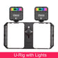 Ulanzi VL49 RGB Video Lights Mini LED Camera Light 2000mAh Rechargeable LED Panel Lamp Photo Video Lighting  for YouTube TikTok