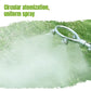 Three-eye Copper Peach-Type Sprayer -Garden Irrigation Atomizing Nozzle 14mm Interface Head