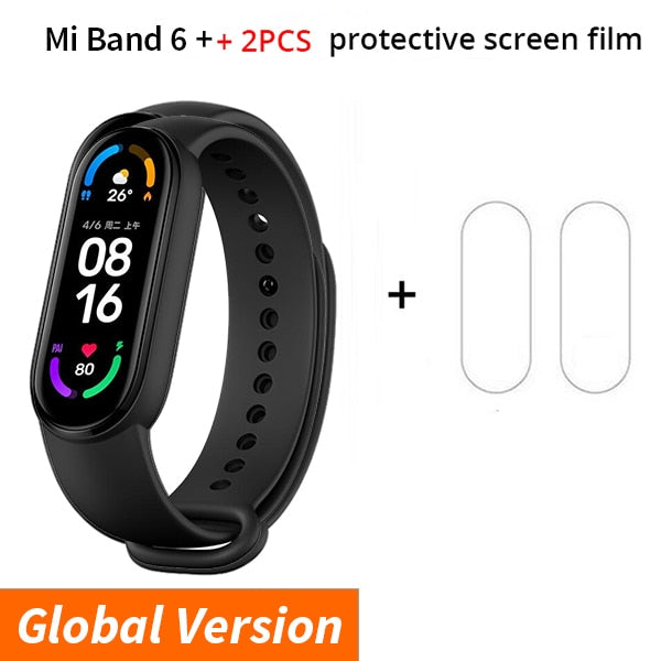 Xiaomi Mi Band 6 Smart Bracelet 5 Color AMOLED Screen Miband 6 Blood Oxygen Fitness Traker Bluetooth Waterproof Smart Band