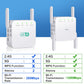 2.4G 5Ghz WiFi Repeater, Wireless Extender 1200Mbps, Wi-Fi Amplifier 300Mbps Long Range Wi-Fi Signal Booster