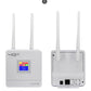 KuWFi LTE Router 150M 4G WiFi Router -Wireless CPE Unlocked with External Antennas, SIM Card Slot, WAN/LAN Port Ethernet Router