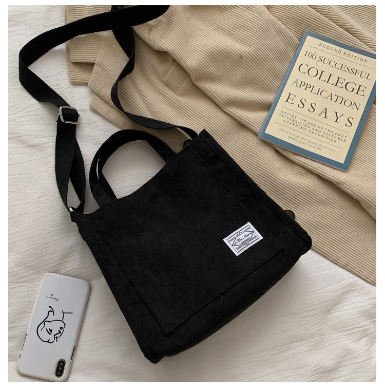 Nuevo bolso de mano de pana de diseñador de lujo para mujer: aspecto bonito y lindo, color sólido, bolso de mensajero con hebilla