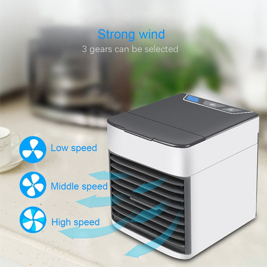 USB Portable 3-in-1 Function Mini Air Conditioner with Air Cooler Fan