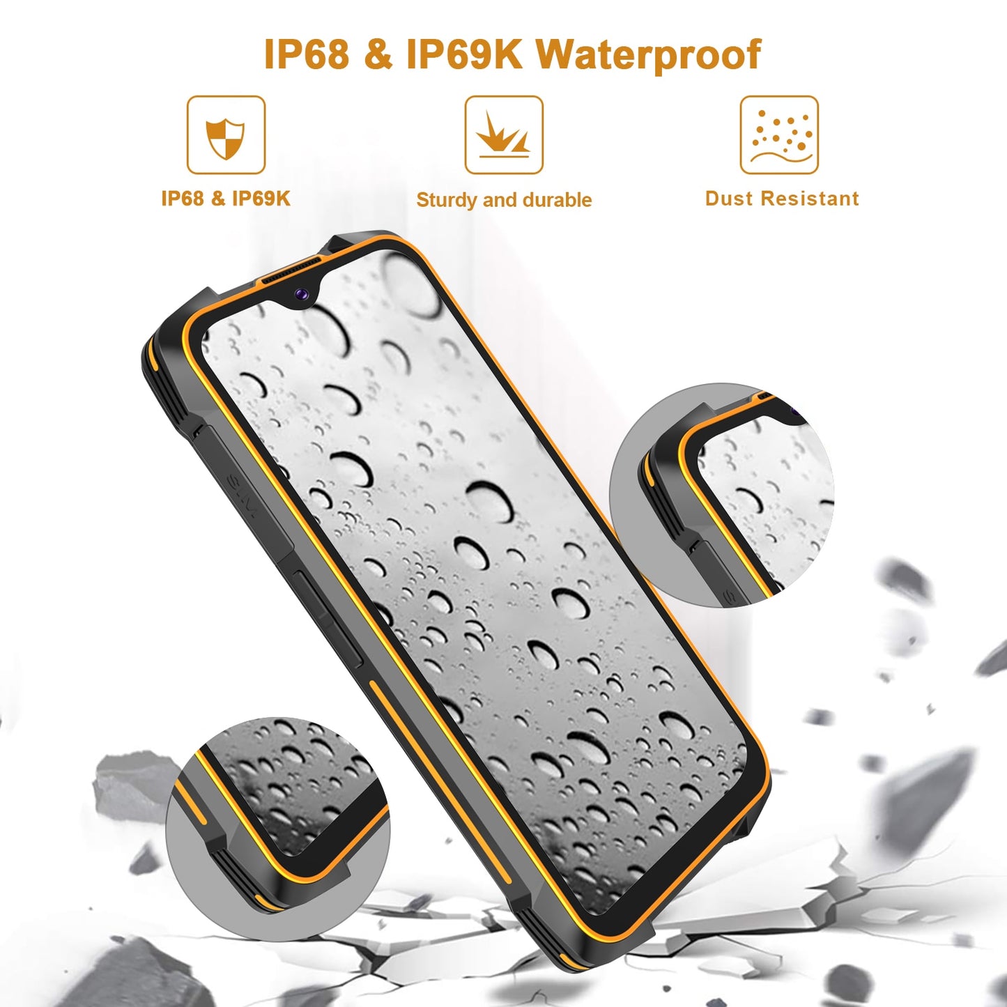 Cubot KingKong 5 Pro IP68/IP69K Waterproof Smartphone Rugged Phone 8000mAh 48MP Triple Camera Android 11 Global