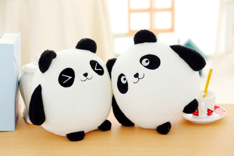 Plush Animals Doll Toys -18cm Panda or Fortune Cat, Plush & Stuffed, Best for your Bedroom or Car Decoration