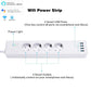 Tuya Smart WIFI Power Strip -US/EU Standard With 4 Plug and 4 USB Port Compatible With Alexa Echo and Google Nest