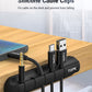 TOPK L16 Cable Organizer -Silicone Cable Clips for USB, Mouse, or Headphone Cables at your Home or Office