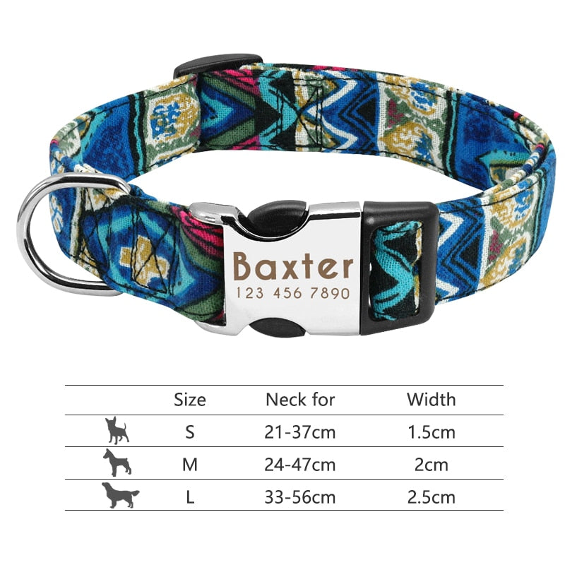 Top Personalized Dog Collars with Engraved ID Tags for All Dog Sizes