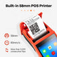 PDA POS Handheld Device POS Terminal -Built in Thermal Bluetooth Printer 58mm WiFi Android Rugged PDA Barcode Camera Scanner