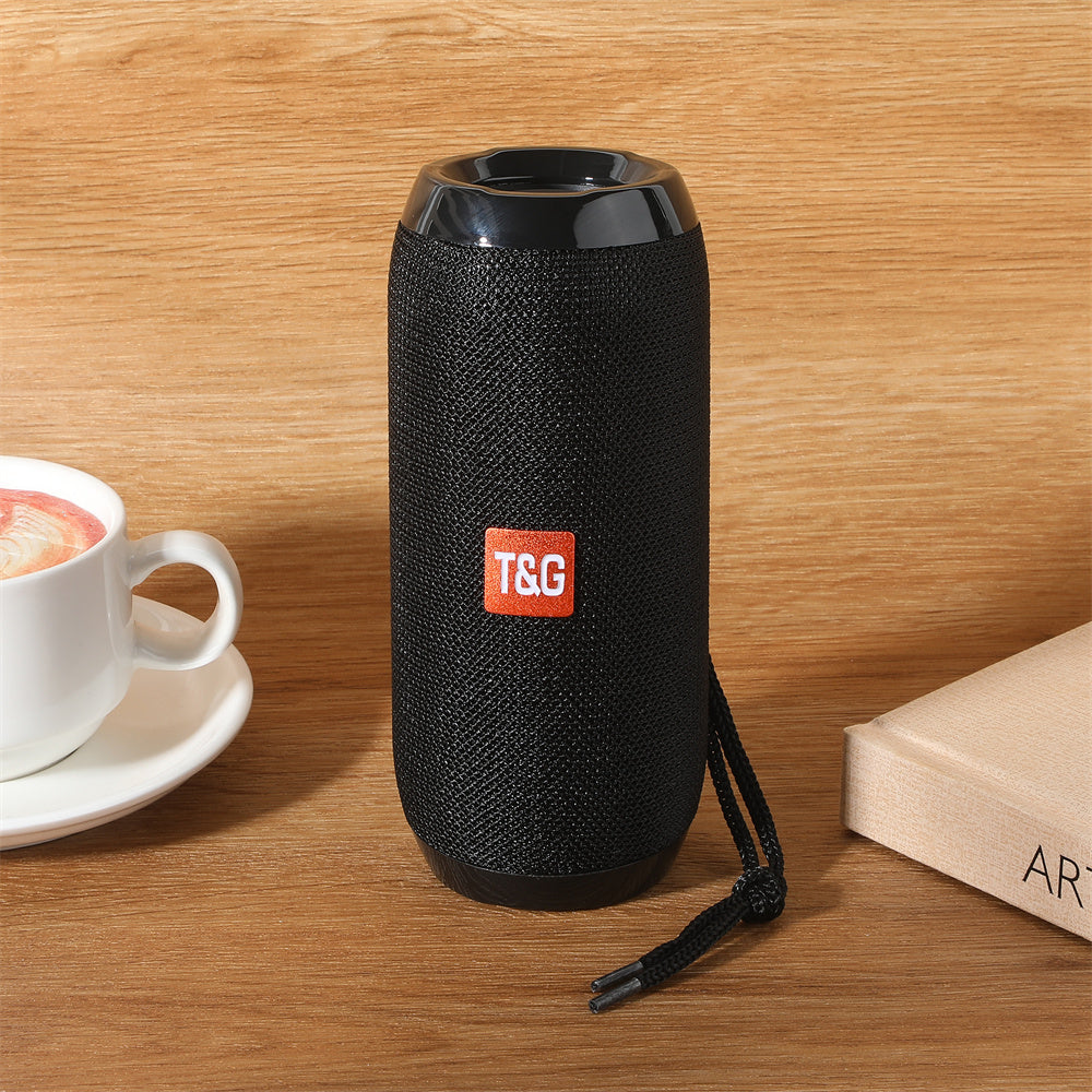 T&G TG117 Portable Bluetooth Speaker -Wireless Bass Column, Waterproof Outdoor Music, TF Card Loudspeaker