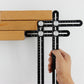 Multi Angle Measuring Ruler -Aluminum Folding Positioning Ruler, Professional DIY Wood Tile Flooring Punch Tool