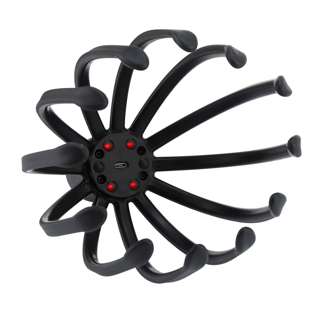 Portable Electric Head Octopus Claw Scalp therapeutic Head Scratcher for Stress Relief