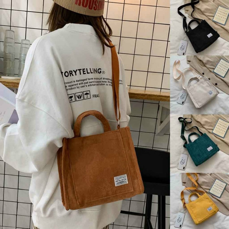 Nuevo bolso de mano de pana de diseñador de lujo para mujer: aspecto bonito y lindo, color sólido, bolso de mensajero con hebilla
