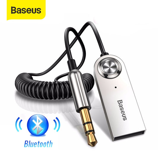 Baseus Aux Bluetooth 5.0  Adapter For Car 3.5mm Jack  Audio Music Transmitter