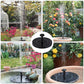 Mini Solar Powered Colorful Waterfall Fountain for Outdoor Pool, Pond, or Garden Decoration