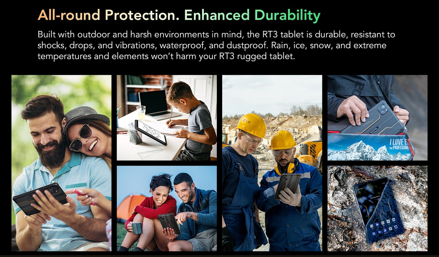 Discover the Mini Rugged Tablet 8 Inch HD+ 5150 mAh Android 12 with 16MP Camera