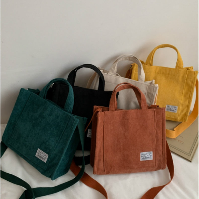Nuevo bolso de mano de pana de diseñador de lujo para mujer: aspecto bonito y lindo, color sólido, bolso de mensajero con hebilla