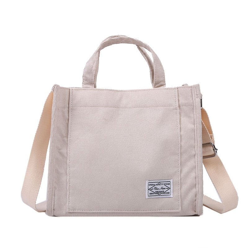 Nuevo bolso de mano de pana de diseñador de lujo para mujer: aspecto bonito y lindo, color sólido, bolso de mensajero con hebilla