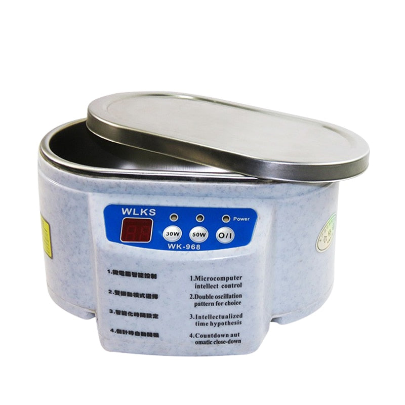 Ultrasonic Cleaner 30/50W Power & 40Khz Frequency Perfect for cleaning Jewelry, Watches, Camera Lens, Glasses, etc.