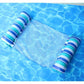 Inflatable Foldable Water Floating Row or Lounge Chair for Swimming Pool or Beach in Summer Fun