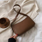 2022 Simple & Cute Solid Color Small PU Leather Shoulder Bags For Women