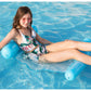 Inflatable Foldable Water Floating Row or Lounge Chair for Swimming Pool or Beach in Summer Fun