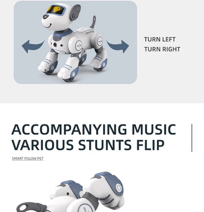 Funny and Programmable Robot Dog: Stunt-Packed RC Pet for Kids' Fun