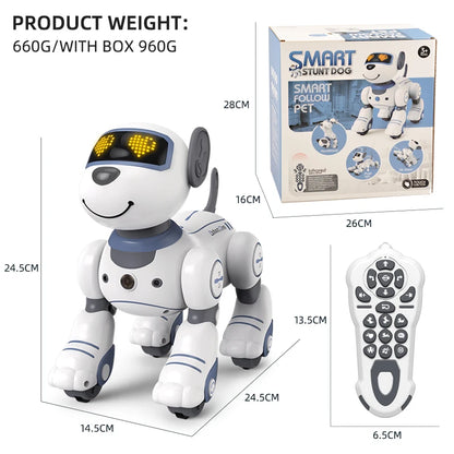 Funny and Programmable Robot Dog: Stunt-Packed RC Pet for Kids' Fun