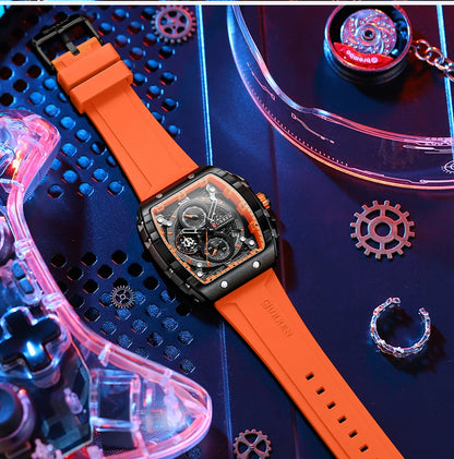Find the Perfect Men's Luxury Square Quartz Watch: Waterproof & Luminous