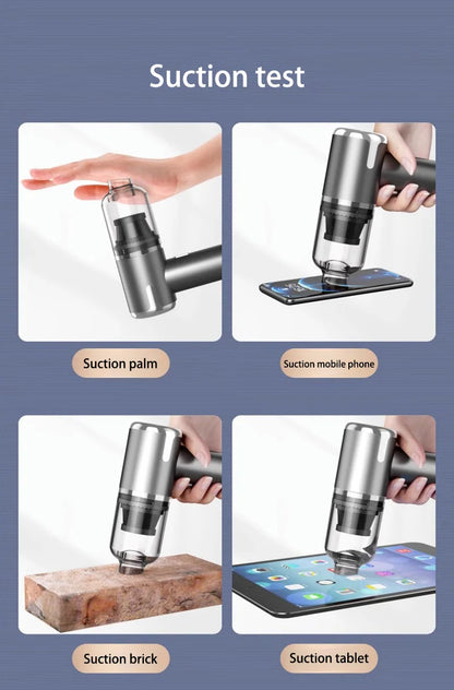 Your All-in-One Cleaning Solution: Powerful 120000PA Handheld Vacuum