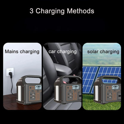 Portable 500W Power Station: The Ultimate 110V/220V Solar Generator for Camping and Home