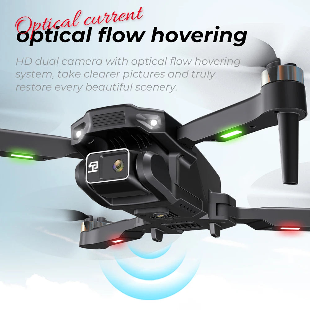 H16 GPS Professional Drone: Brushless Motors & Laser Obstacle Avoidance for RC Enthusiasts
