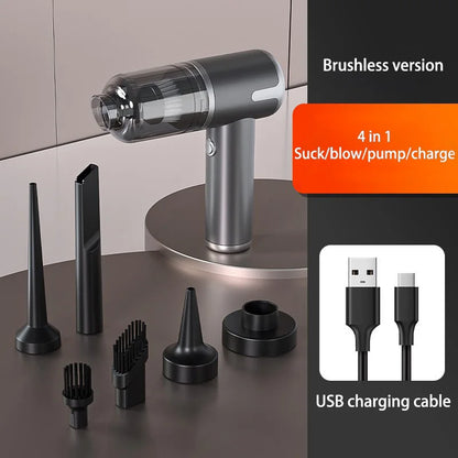 Your All-in-One Cleaning Solution: Powerful 120000PA Handheld Vacuum