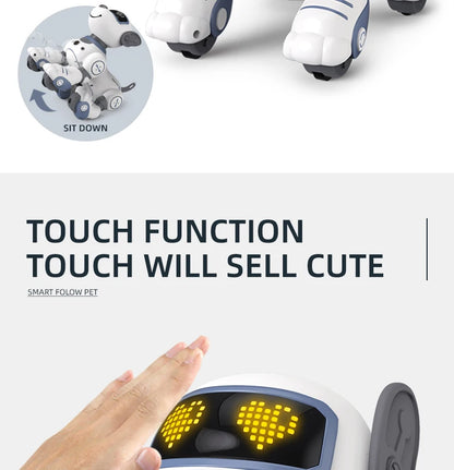 Funny and Programmable Robot Dog: Stunt-Packed RC Pet for Kids' Fun