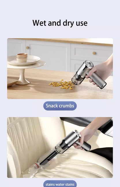Your All-in-One Cleaning Solution: Powerful 120000PA Handheld Vacuum