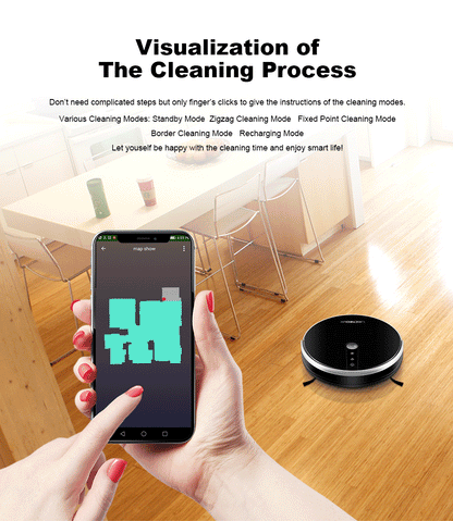 C30B Robot Vacuum Cleaner: Unleash AI Map Navigation and Electric Water Tank Efficiency