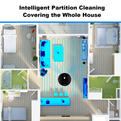 C30B Robot Vacuum Cleaner: Unleash AI Map Navigation and Electric Water Tank Efficiency