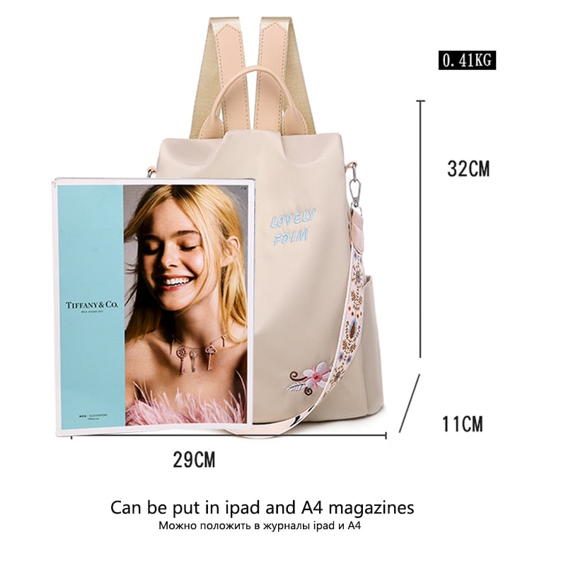 High Quality Women's Fashion Backpacks: Stylish & Secure