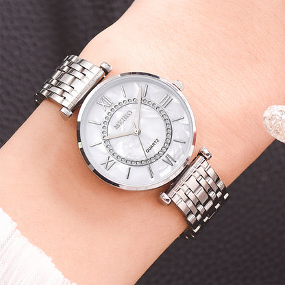 Montre-bracelet à quartz en cristal de mode et de luxe pour femmes Montre Femme Relogio