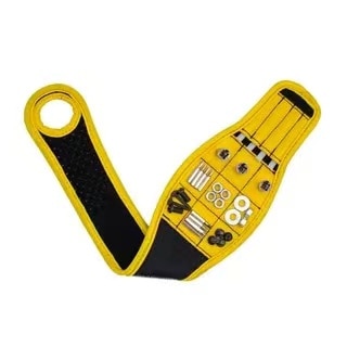 Bracelet magnétique avec aimants puissants pour maintenir les clous et les forets pour les travaux ménagers 