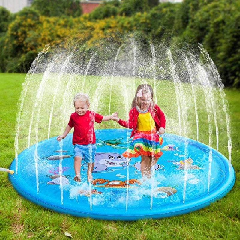 Tapis de coussin d'eau pulvérisée - Jouet de jeu d'extérieur pour pelouse pour enfants Piscine d'été Jeux pour enfants amusants