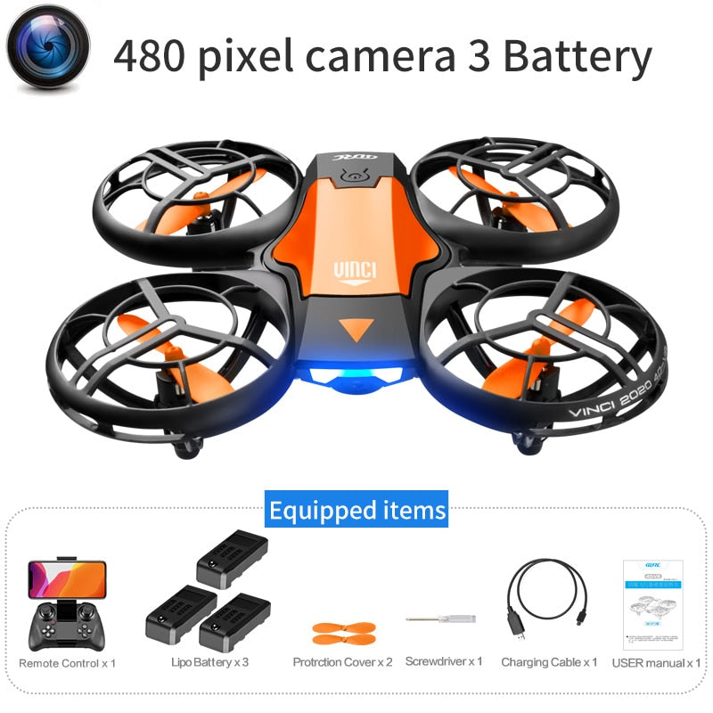 Elevate Your Drone Flight with V8 New Mini Quadcopter: 4K HD Camera and Foldable Design