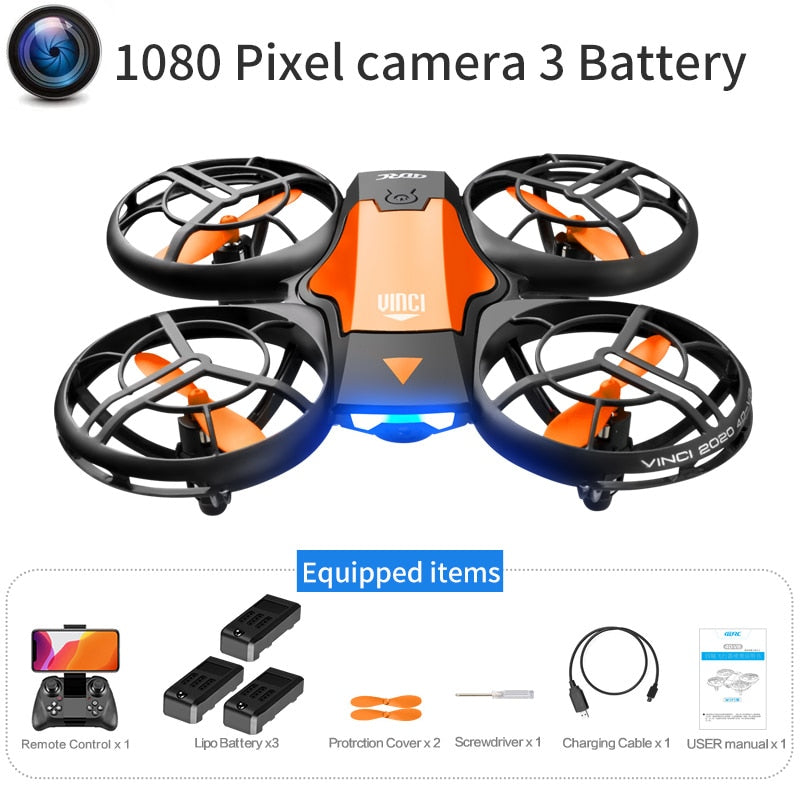 Elevate Your Drone Flight with V8 New Mini Quadcopter: 4K HD Camera and Foldable Design