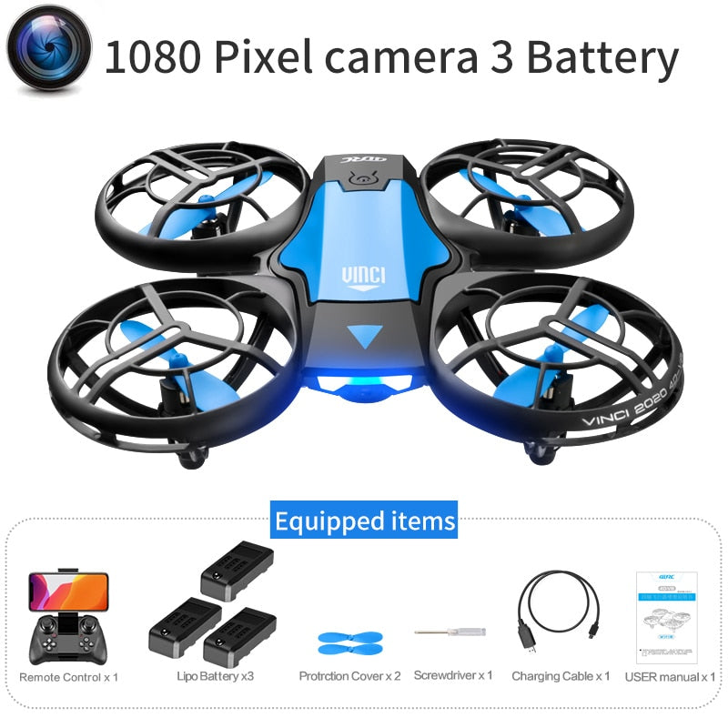 Elevate Your Drone Flight with V8 New Mini Quadcopter: 4K HD Camera and Foldable Design